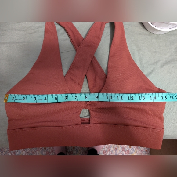 Fabletics Oasis Twist Sports Bra XLarge Lot Of 2 Mahogany/Black - Picture 5 of 5